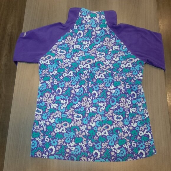 COLUMBIA Quarter Zip Fleece Sweater Winter Fall Spring High Collar - Picture 8 of 11